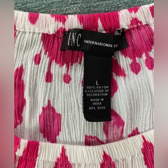 INC International Concepts Blouson-Sleeve Peasant Top - Picture 10 of 12